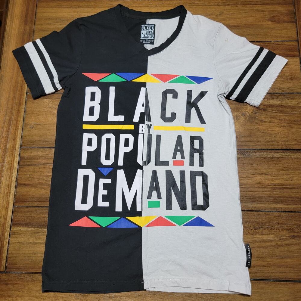 HGC Apparel "Black By Popular Demand" Tee - Size Small